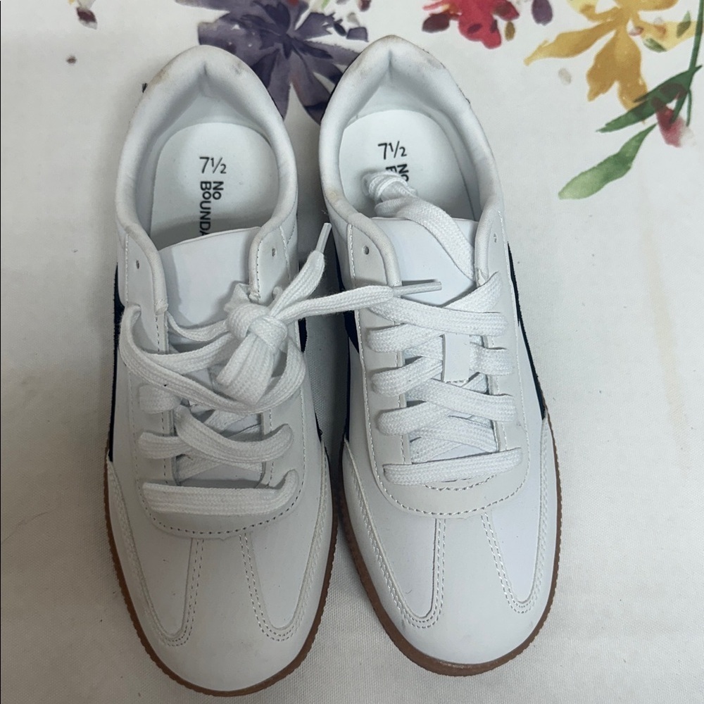 No Boundaries White Sneakers
